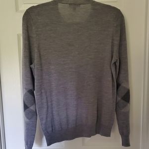 Burberry Brit Elbow Patch Merino Wool Sweater, M